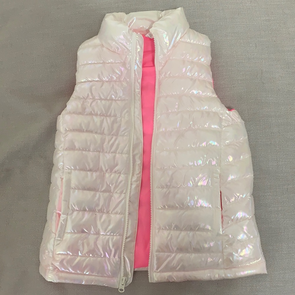 Pearl Colored puffy vest